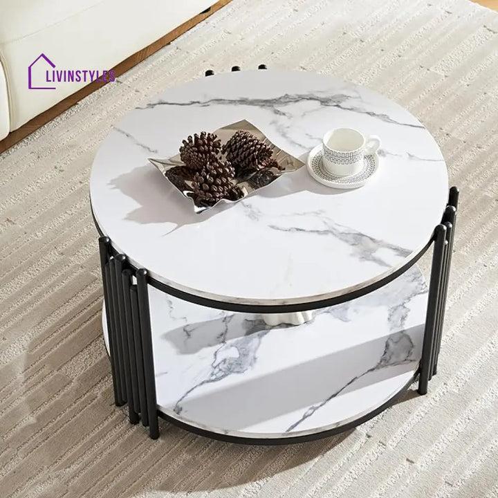 Harini Metal Black Coffee Table