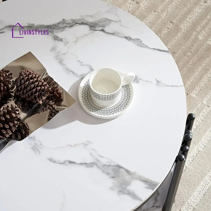 Harini Metal Black Coffee Table