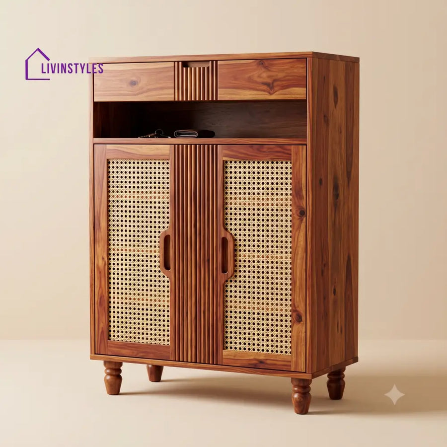 Harini Wooden Shoe Rack for Home | Shoe Cabinet