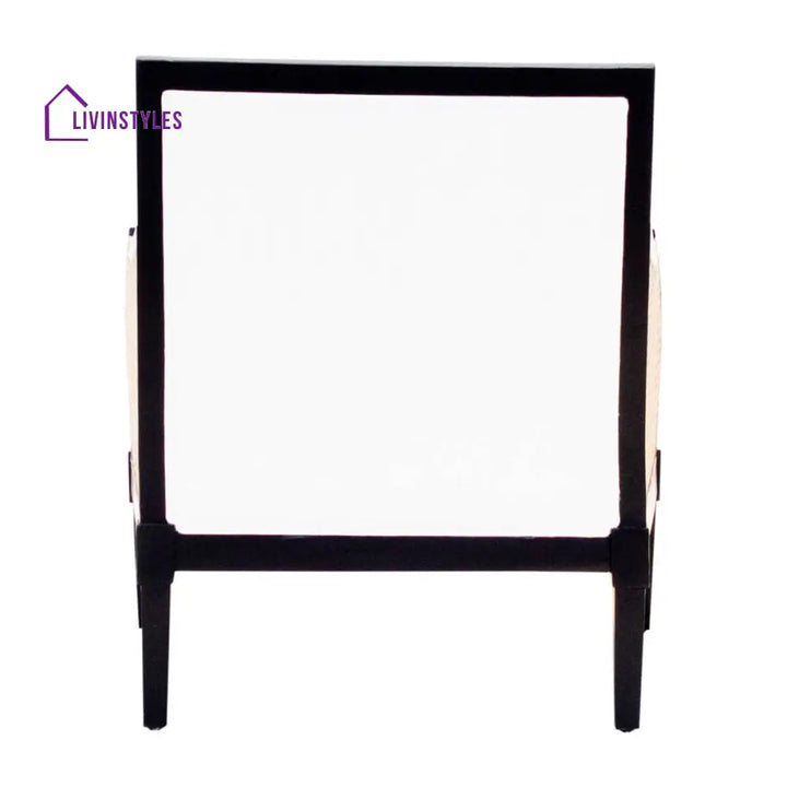 Harita Mango Wood Upholstered Cane Arm Sofa Chair