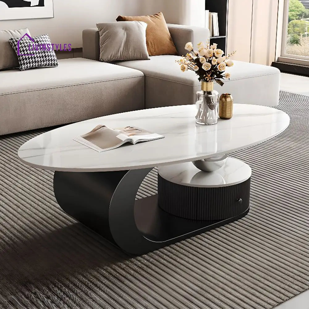 Harleen Stainless Steel Coffee Table for Living Room