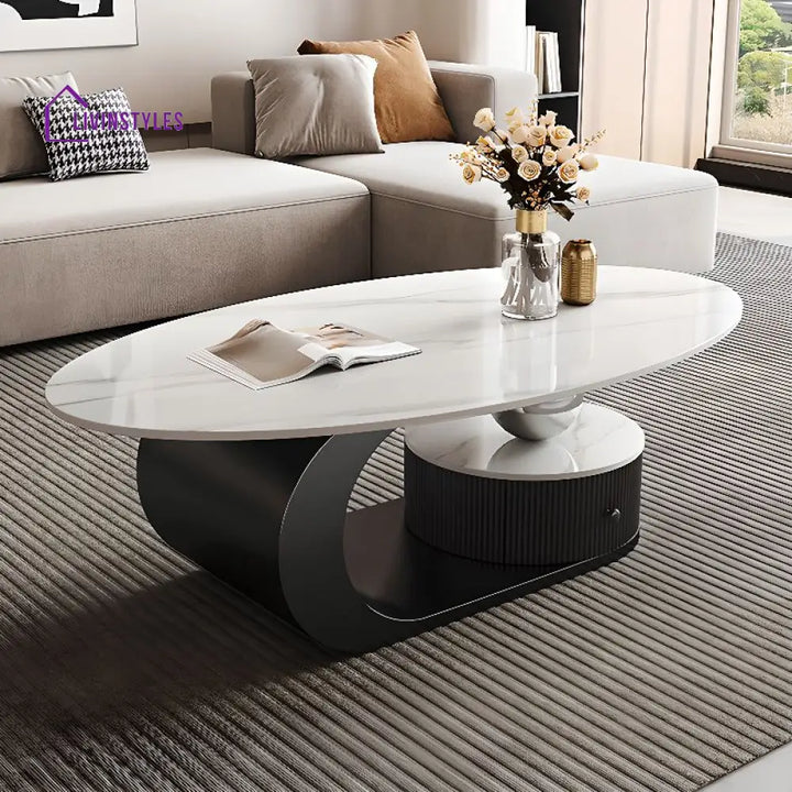 Harleen Stainless Steel Coffee Table for Living Room