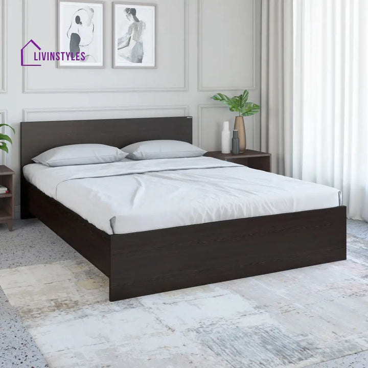 Ivan King Bed (Walnut) Wenge Home Furniture