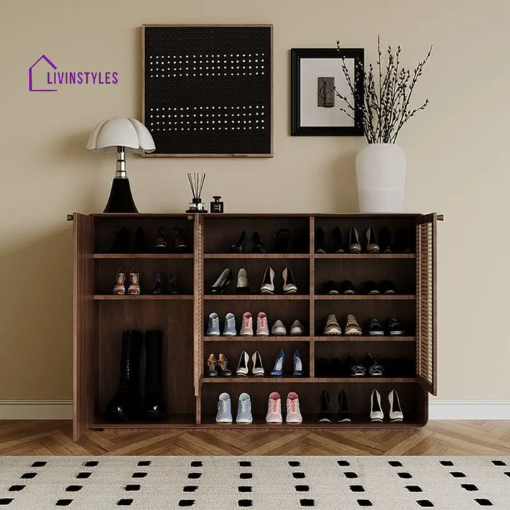 Harsh Solid Wood Shoe Rack for Living Room | Hallway | Entryway