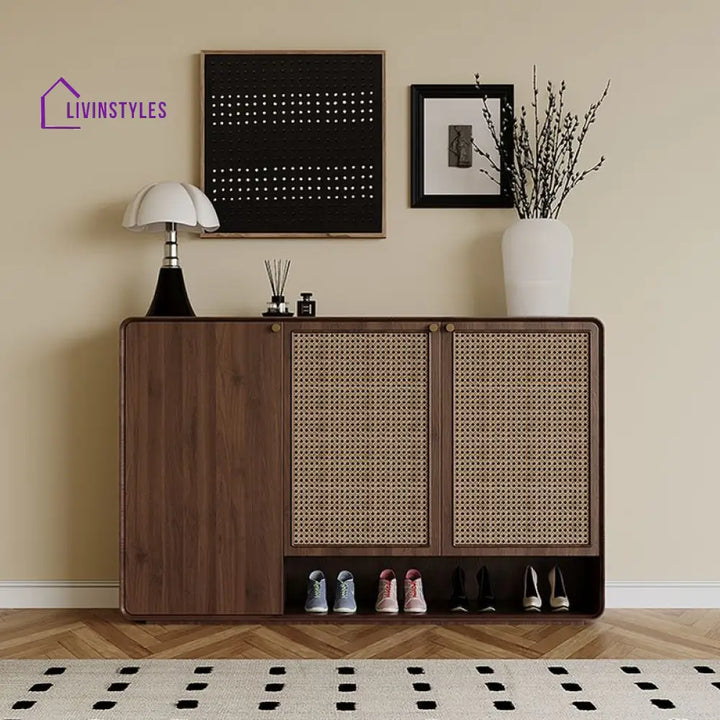 Harsh Solid Wood Shoe Rack for Living Room | Hallway | Entryway