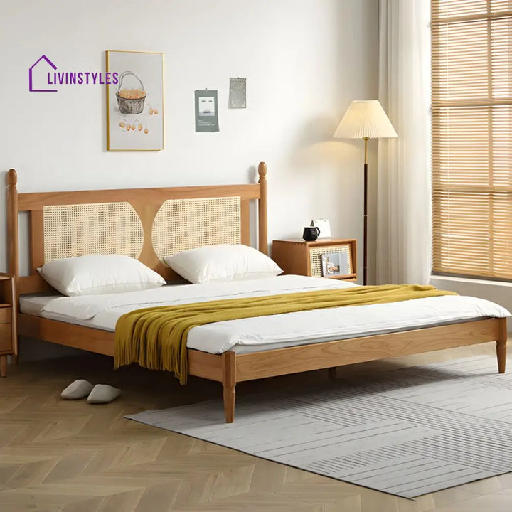 Harsith Solid Wood Bed Without Storage