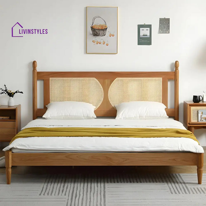 Harsith Solid Wood Bed Without Storage