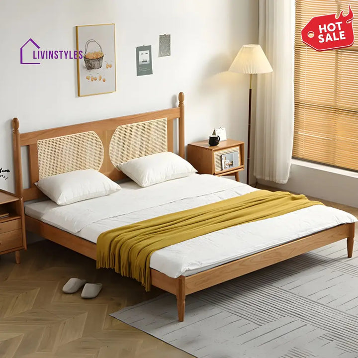 Harsith Solid Wood Bed Without Storage