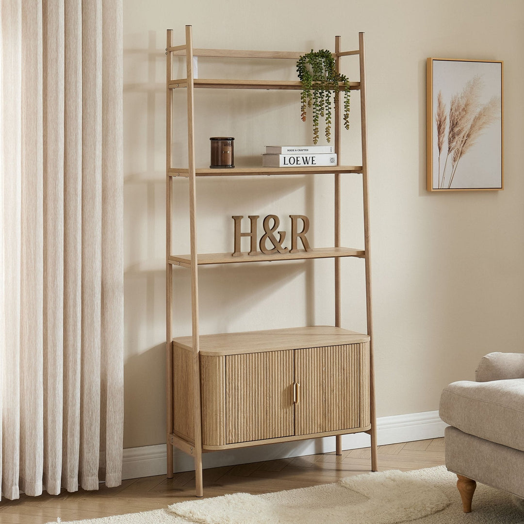 Cristian Mango Wood Shelving Unit - Wood