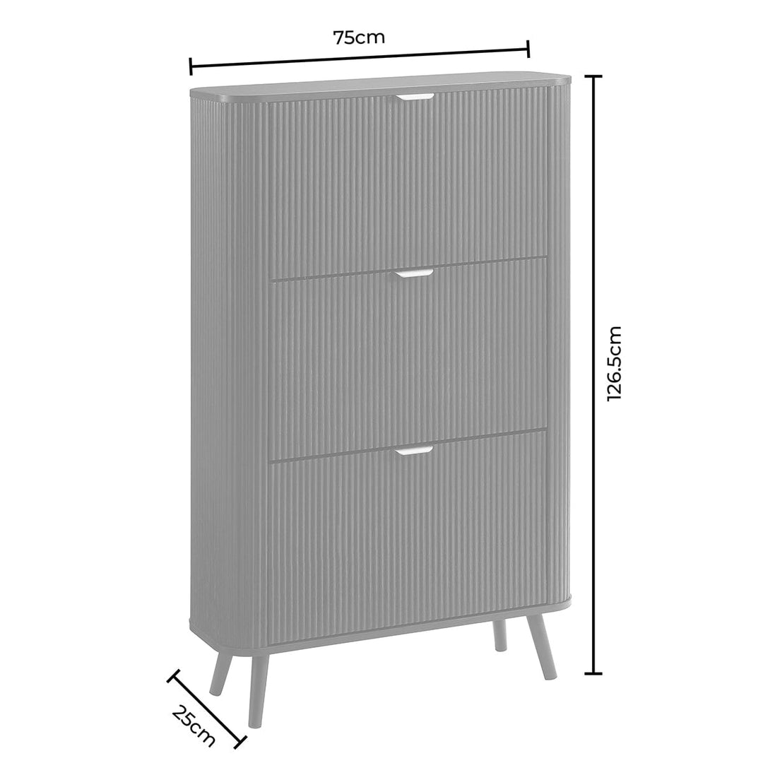 Marcos Shoe Cabinet - Black