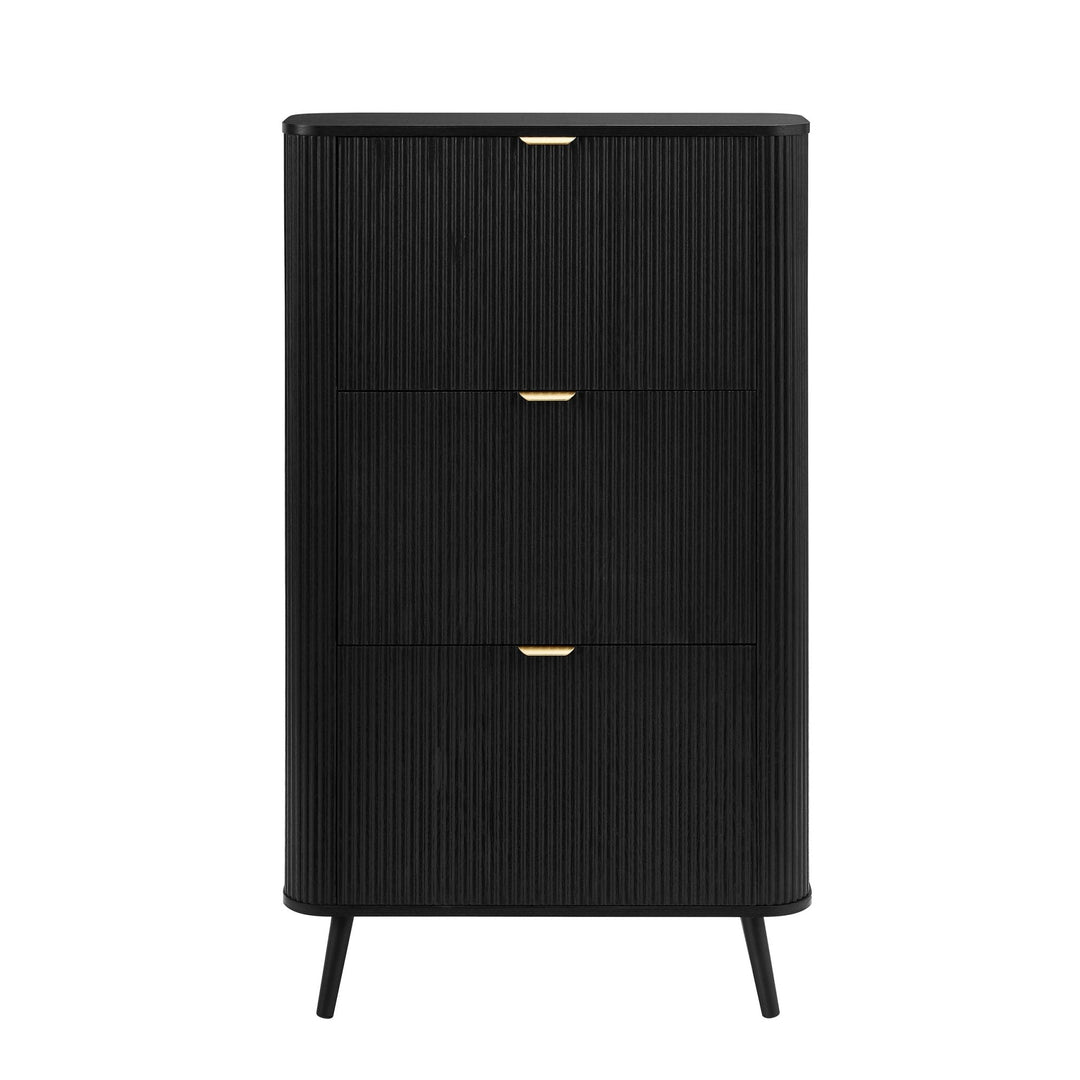 Marcos Shoe Cabinet - Black