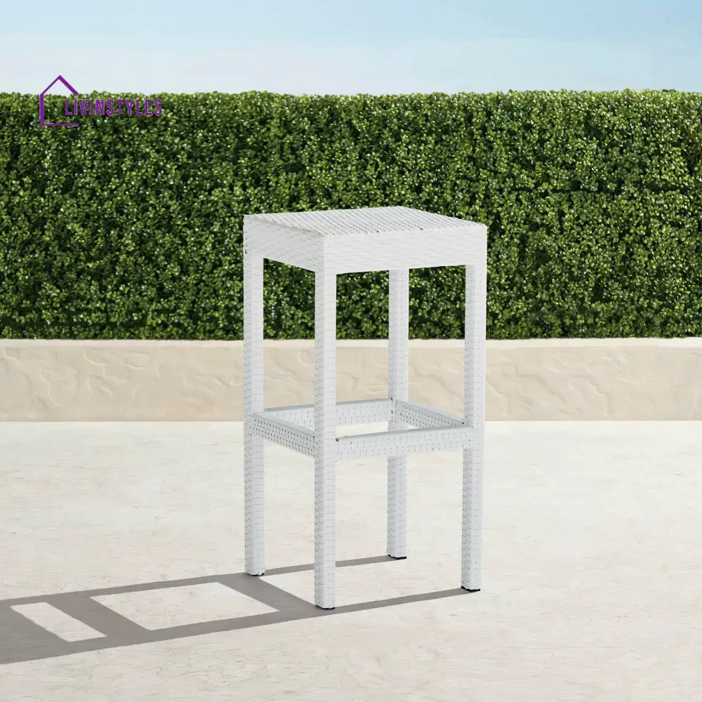 Haven Outdoor Bar Sets 6 Stools and 1 Table Patio Bar Set (White) - Bar Sets