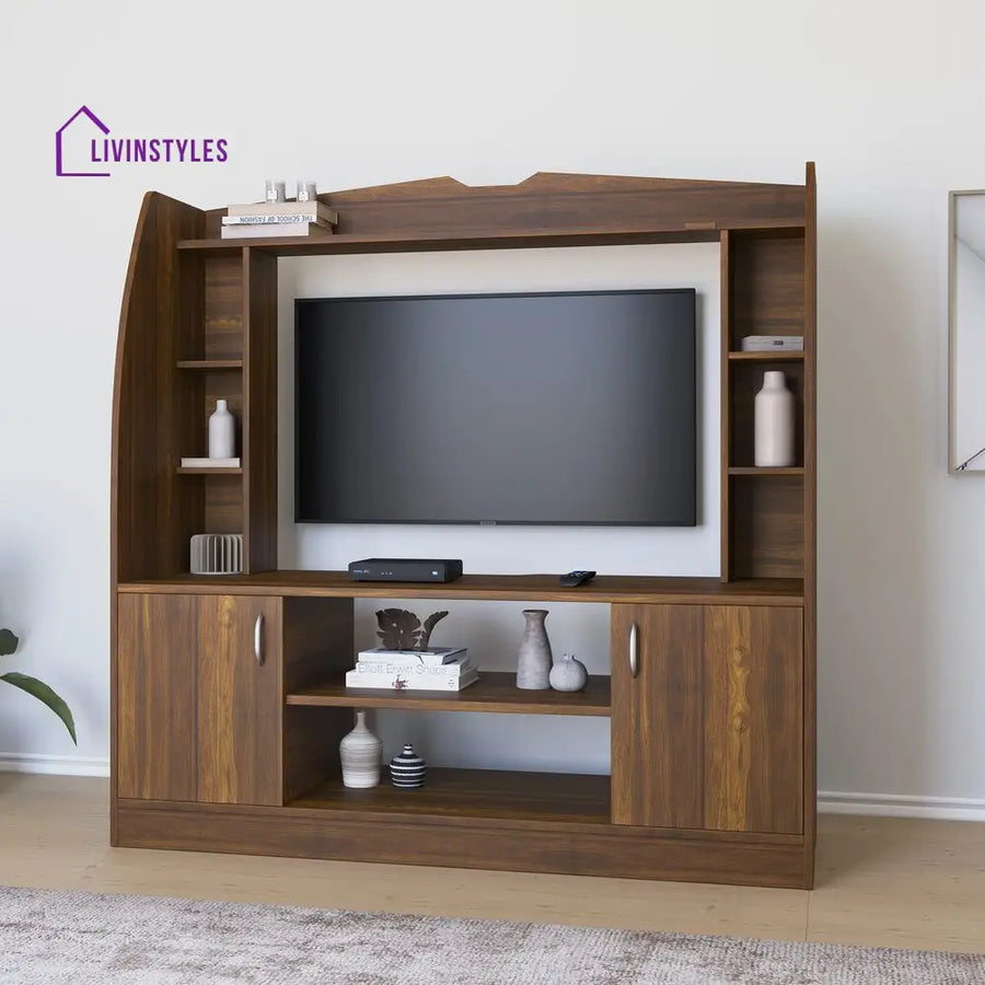 Vyacheslav Wall Unit (Classic Walnut) Home Furniture