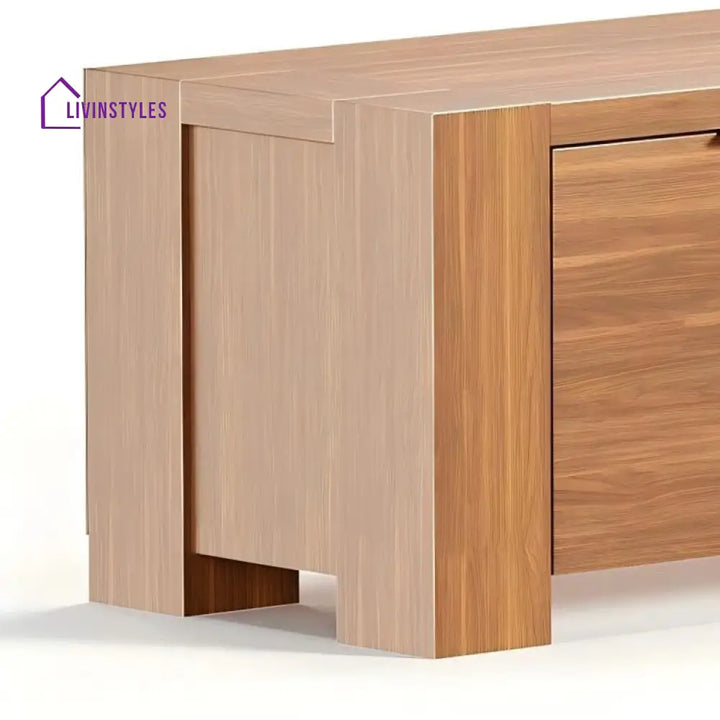Hazel Wood Finish Tv Unit Stand for Living Room