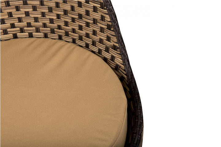 Leo Outdoor Patio Seating Set 2 Chairs and 1 Table Set (Arabica)