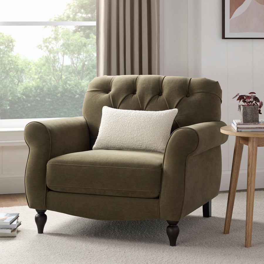 Berenice Armchair - Olive Green Sofas