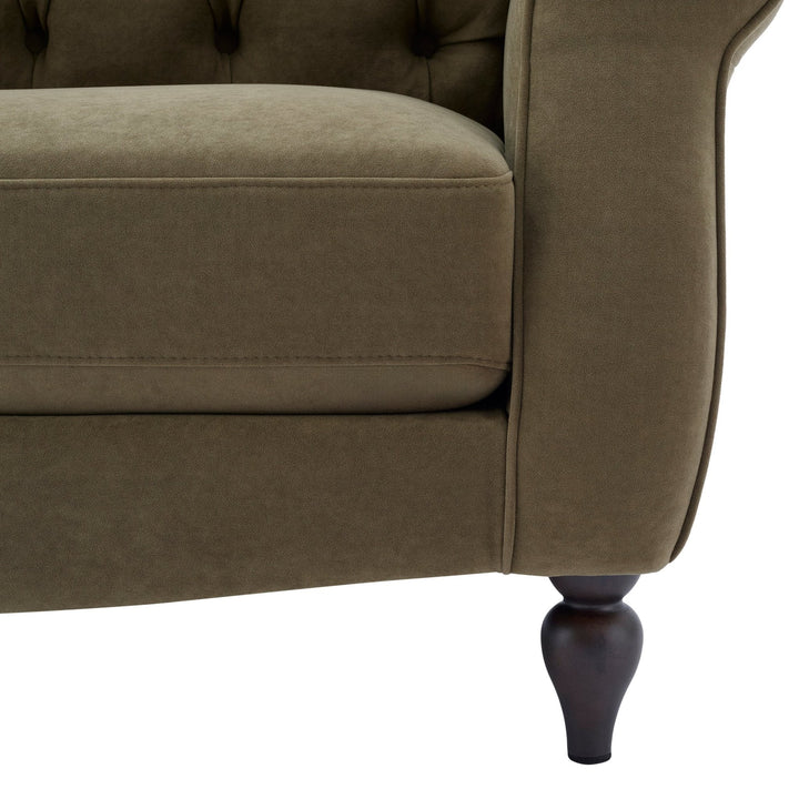 Ricardo Loveseat - Olive Green