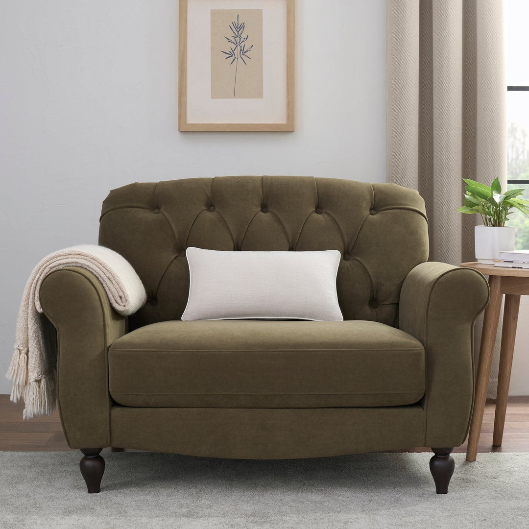 Ricardo Loveseat - Olive Green