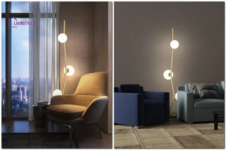 Heera Creative Glass Balls Branch Floor Lamp Lamps
