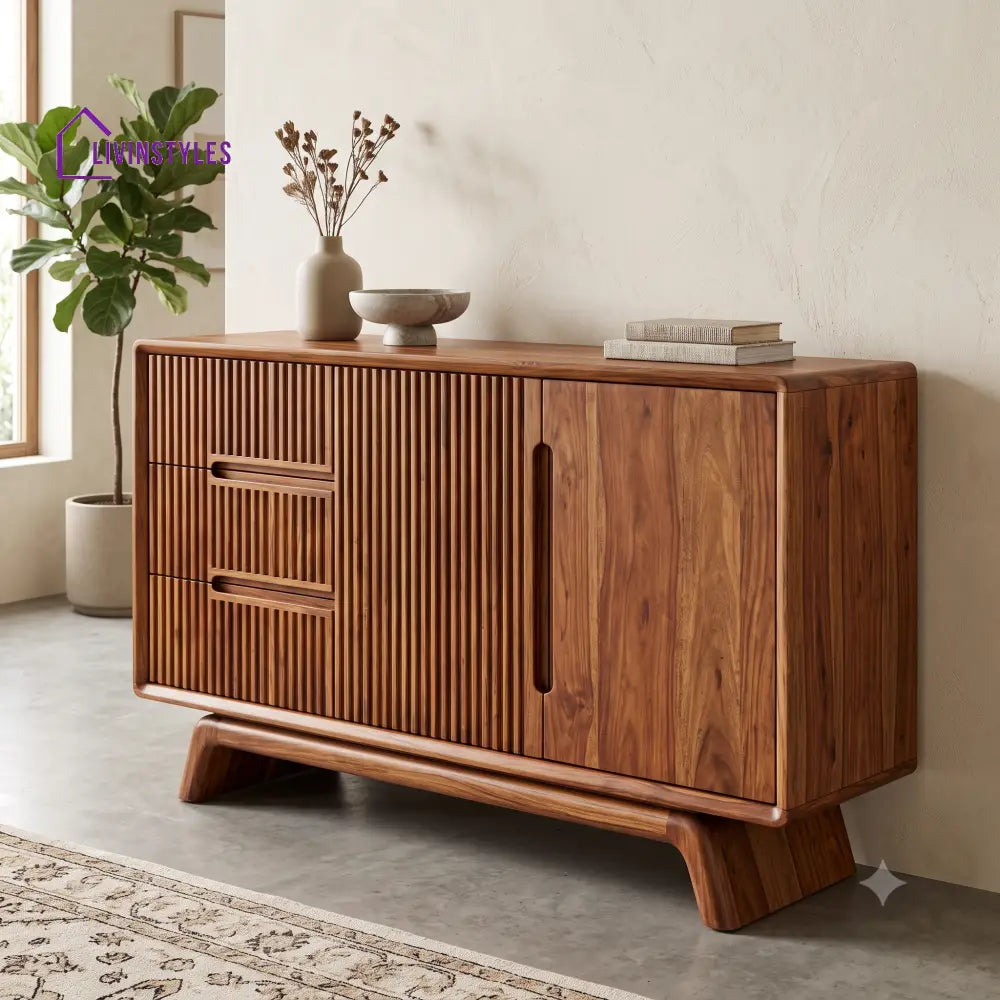 Hema Premium Wooden Sideboard and Cabinet for Living Room