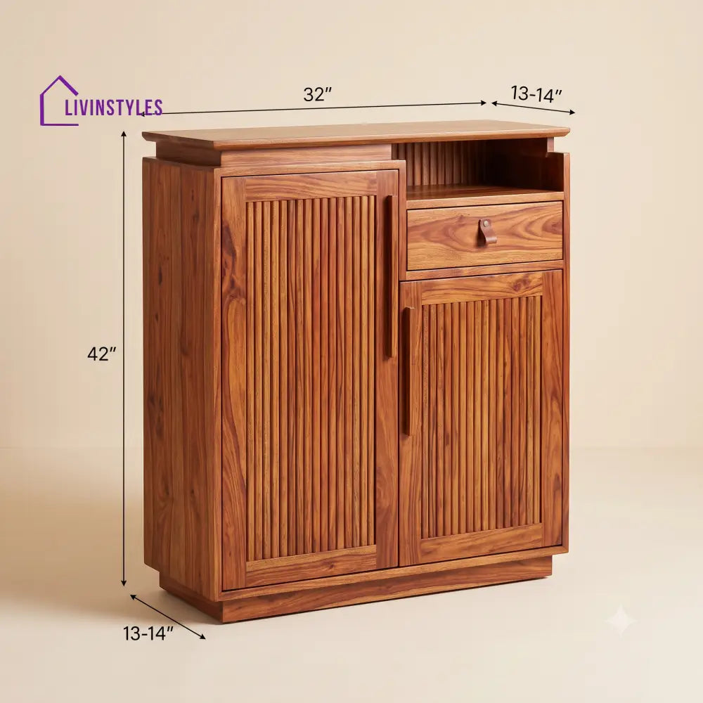 Hema Wooden Shoe Rack for Home | Shoe Cabinet