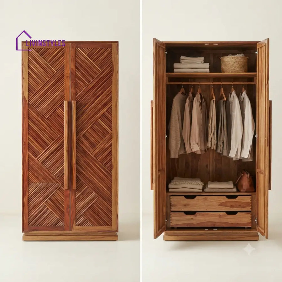Hema Wooden Wardrobe for Clothes | Cupboard for Clothes