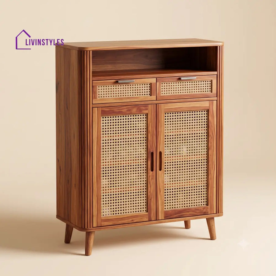 Hemalatha Wooden Shoe Rack for Home | Shoe Cabinet