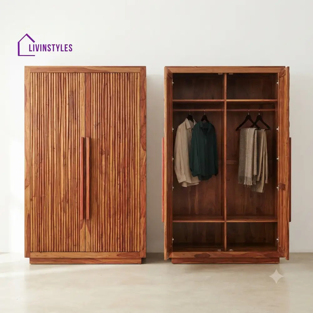 Hemangi Wooden Wardrobe for Clothes | Cupboard for Clothes