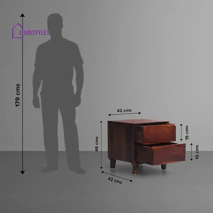 Darshan Solid Wood Bedside Tables Bedroom Furniture Sets