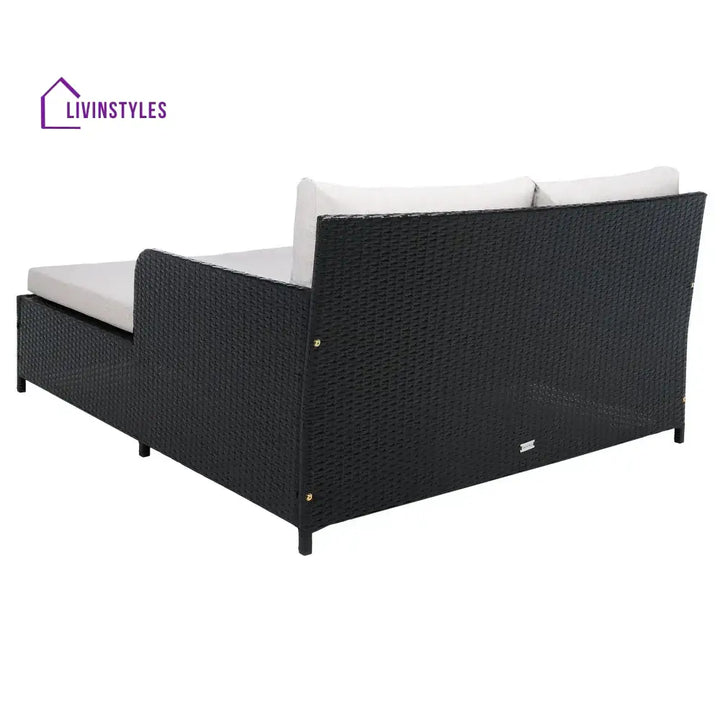 Heper Outdoor Poolside Sunbed With Cushion Daybed - Sunbed