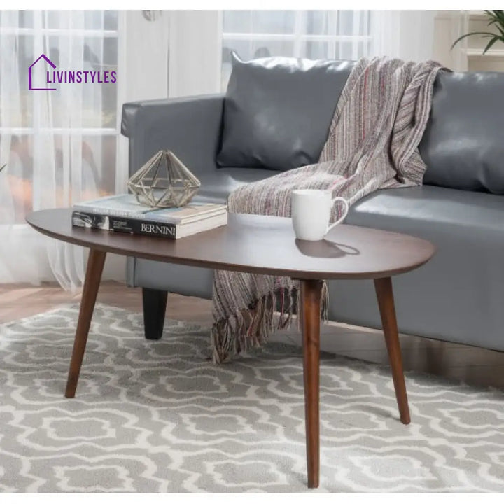 Herald Coffee Table | Oval Shaped Simply Designed Coffee Table