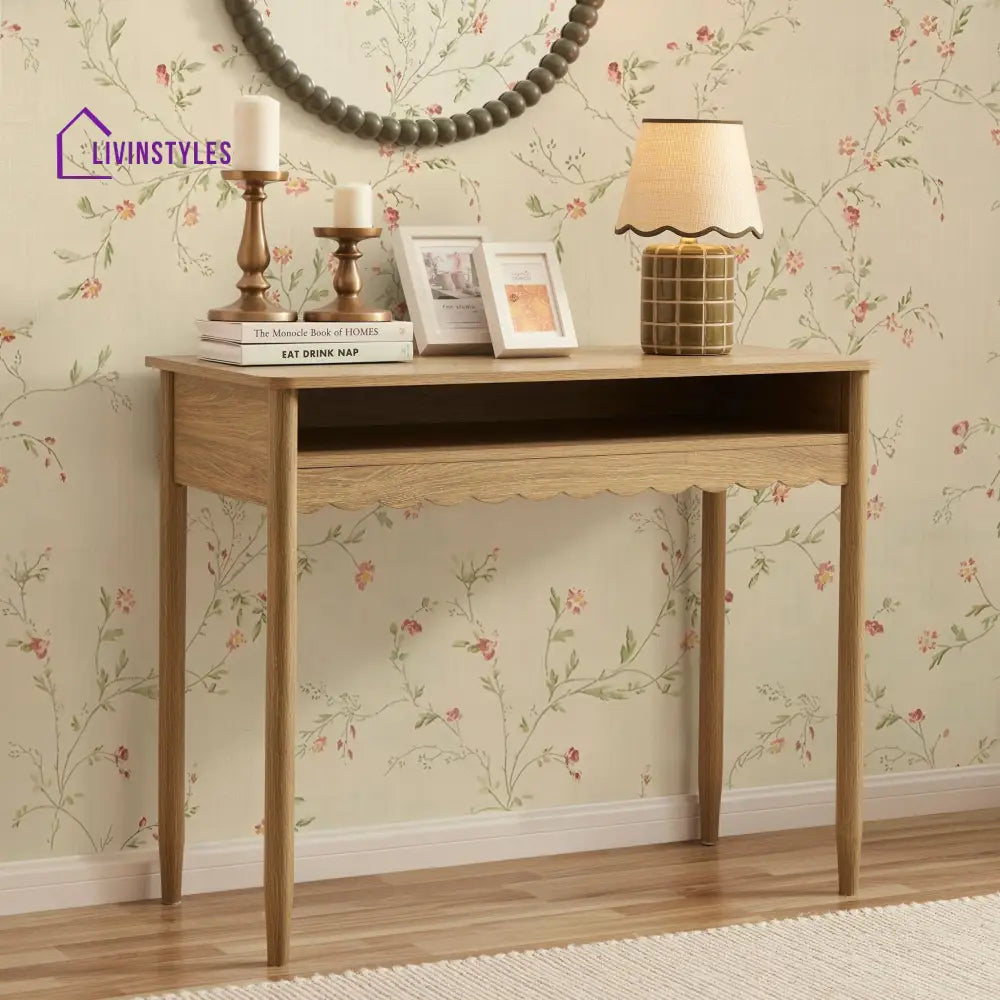 Hernán Console Table - Natural Wood - Dressing Table
