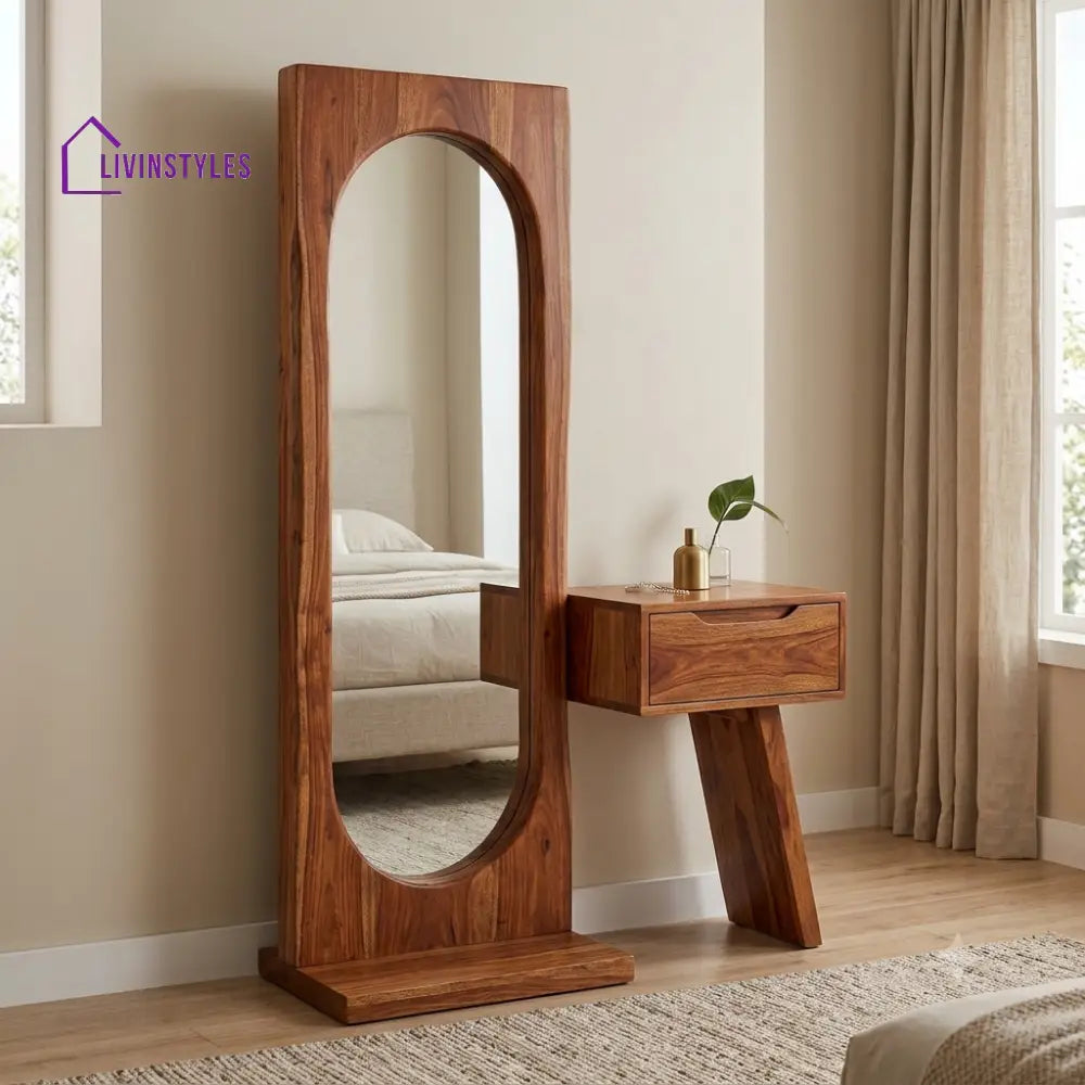 Herve Premium Solid Wood Dressing Table for Bedroom | New Designer Dressing Unit