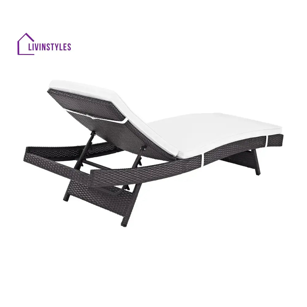 Hilda Outdoor Rattan Wicker Chaise Lounger For Poolside - Lounger Set