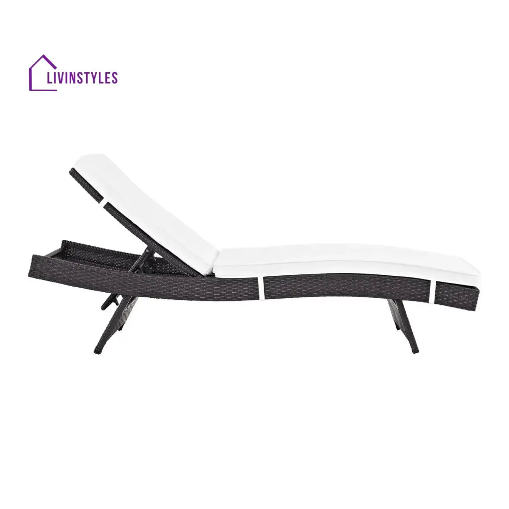 Hilda Outdoor Rattan Wicker Chaise Lounger For Poolside - Lounger Set