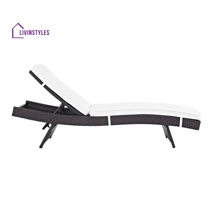 Hilda Outdoor Rattan Wicker Chaise Lounger For Poolside - Lounger Set