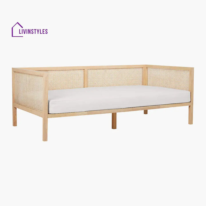 Himadri Alvar Teak Wood & Rattan Daybed