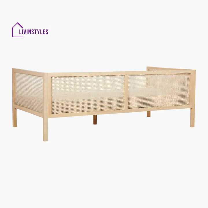 Himadri Alvar Teak Wood & Rattan Daybed