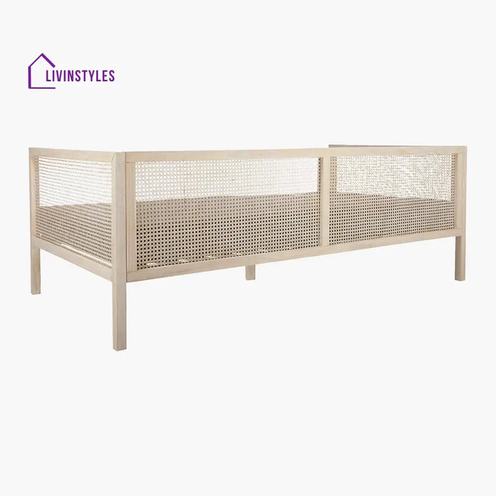 Himadri Alvar Teak Wood & Rattan Daybed