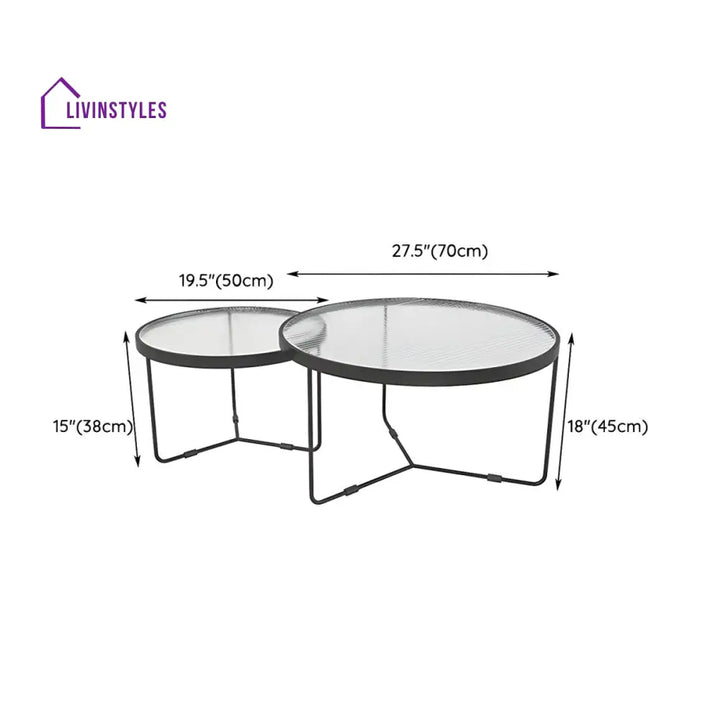 Himadri Stainless Steel Coffee Table for Living Room