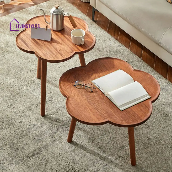 Himani Solid Wood Side Table for Living Room - Single Table