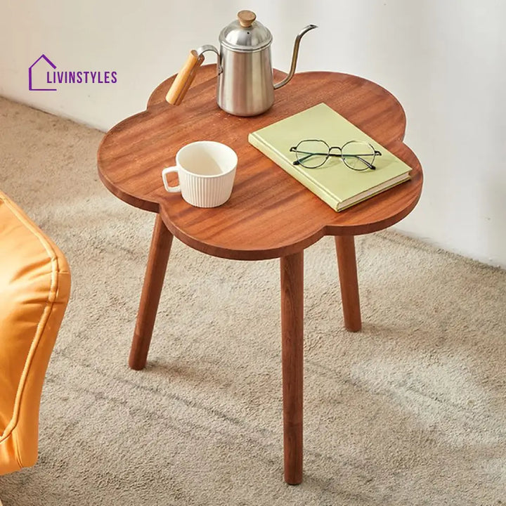 Himani Solid Wood Side Table for Living Room - Single Table