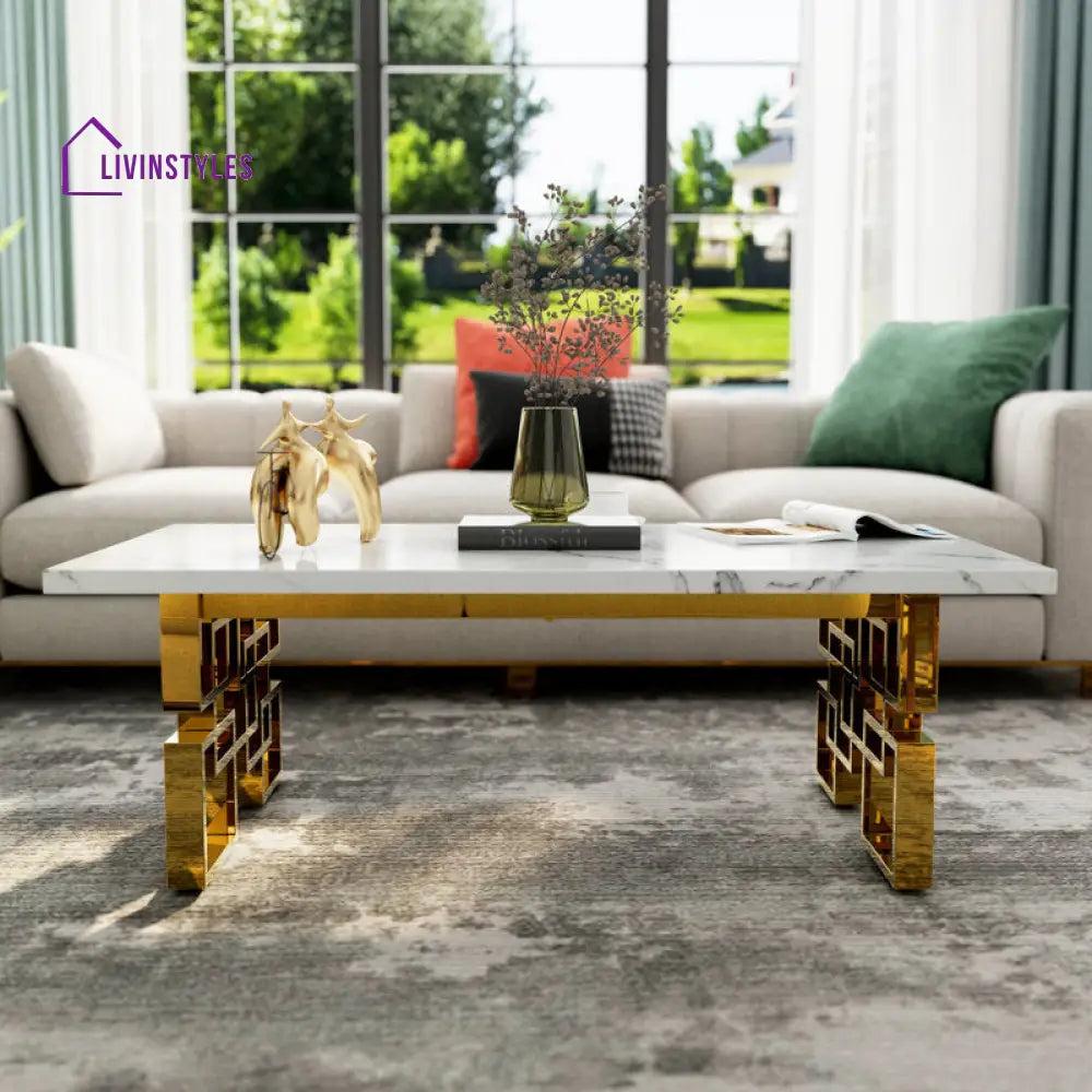 Himansh Metal Coffee Table For Living Room
