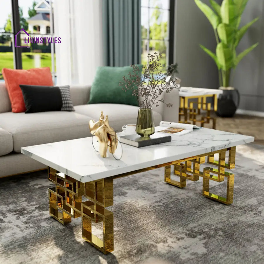 Himansh Metal Coffee Table For Living Room