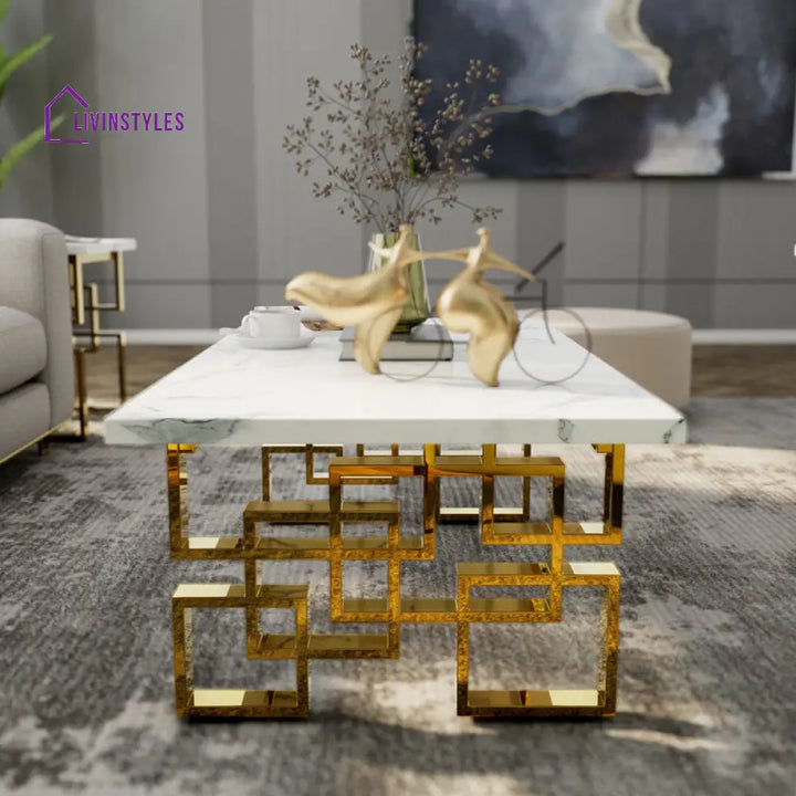 Himansh Metal Coffee Table For Living Room
