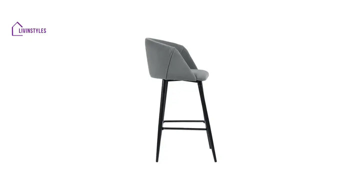 Grey Color Clea Counter Stool