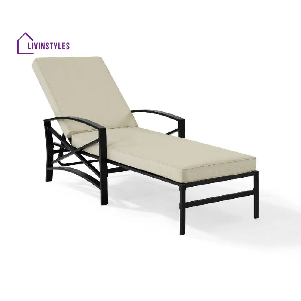 Hobbs Outdoor Swimming Poolside Lounger (Black) - Loungers