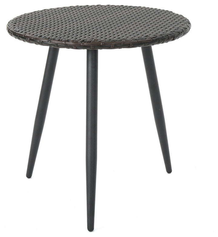 Froe Outdoor Patio Seating Set 2 Chairs and 1 Table Set (Brown) - Coffee Table Sets