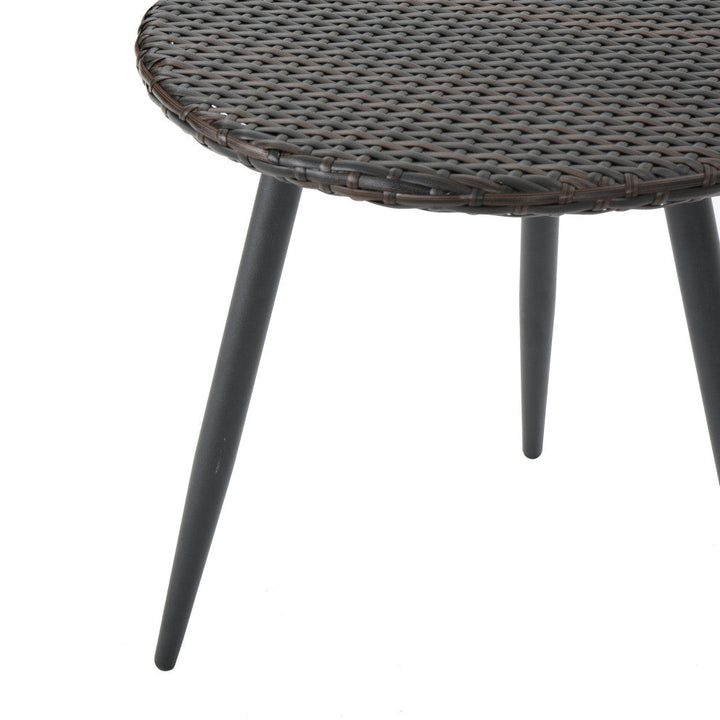 Froe Outdoor Patio Seating Set 2 Chairs and 1 Table Set (Brown) - Coffee Table Sets