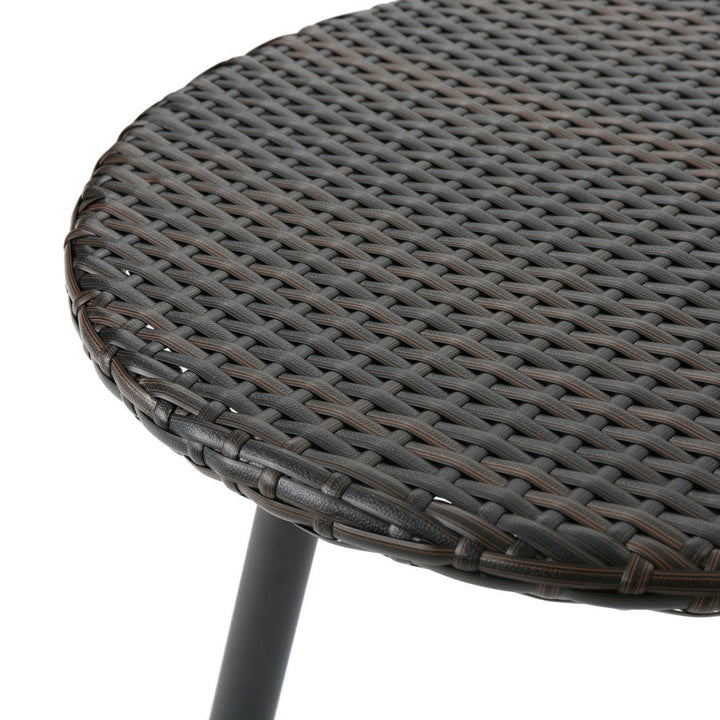 Froe Outdoor Patio Seating Set 2 Chairs and 1 Table Set (Brown) - Coffee Table Sets